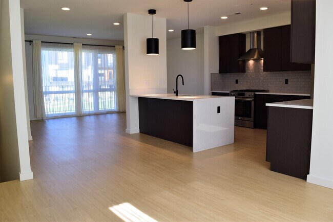 Open kitchen, living, dining - 546 Enterprise Blvd