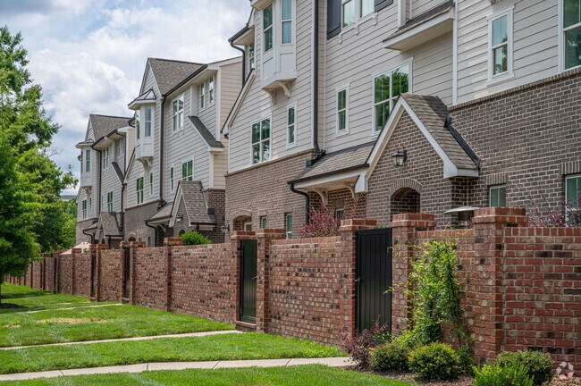 New residential townhomes are being built throughout the Cotswold neighborhood.