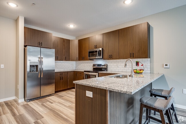 2BR, 2BA -1102SF - C1 - Kitchen - Overlook at Crystal Lake