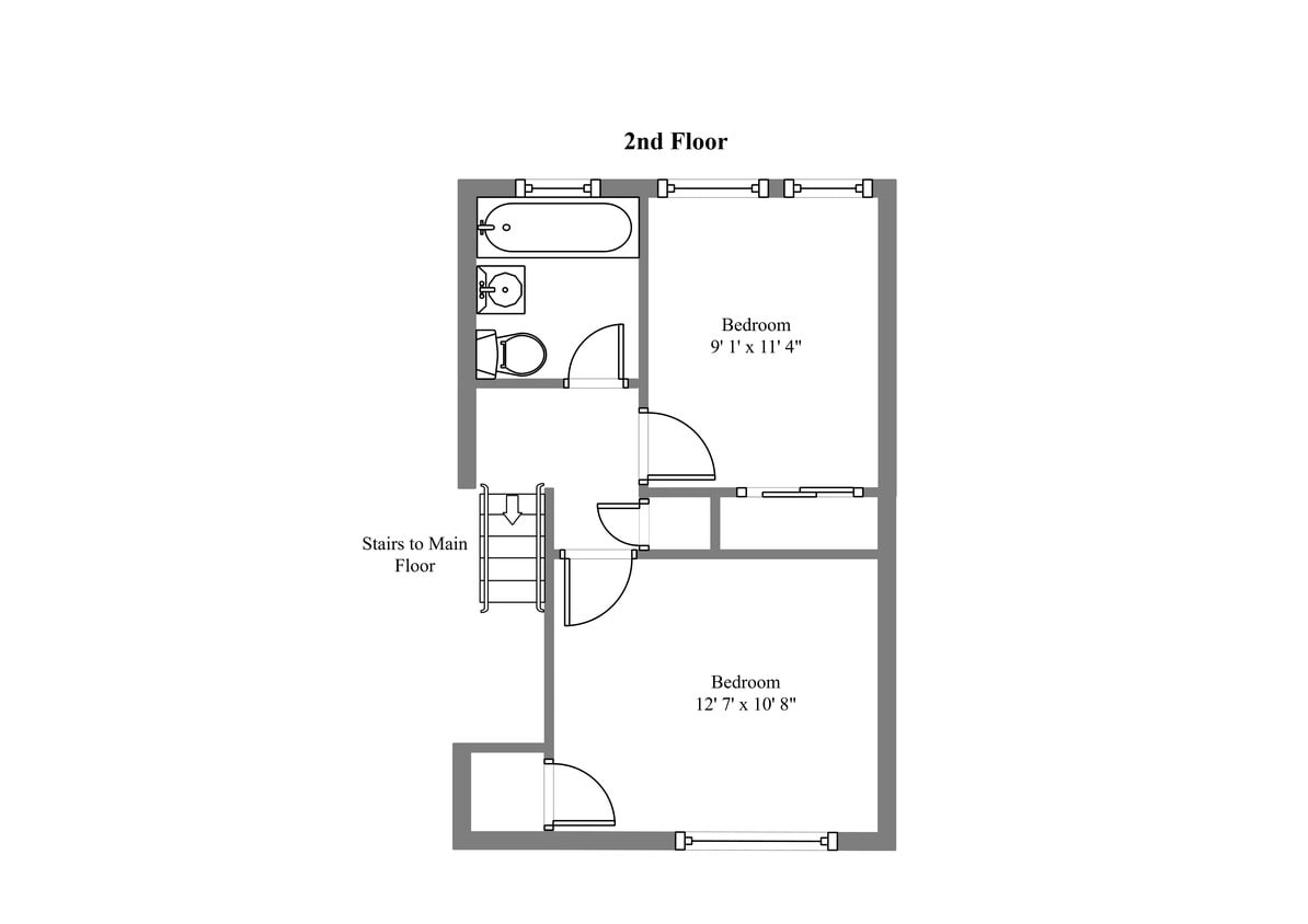 Townhouse Second Floor - Gramm Village Apartments