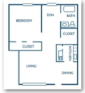 1BR/1BA - The Place Apartment Homes