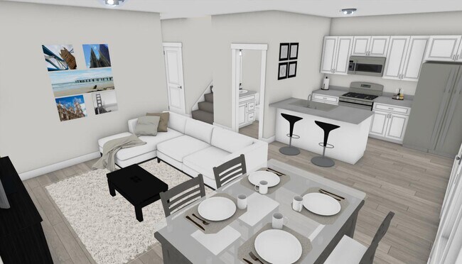 Kitchen Living space - 495 W Southern Ave
