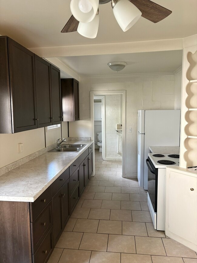 Kitchen with new cabinetry - 80 College Way