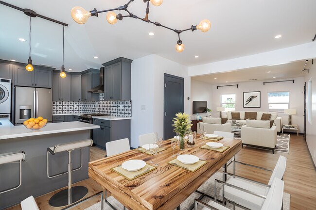 Virtually Staged Dining Room - 1711 S Ridgeley Dr
