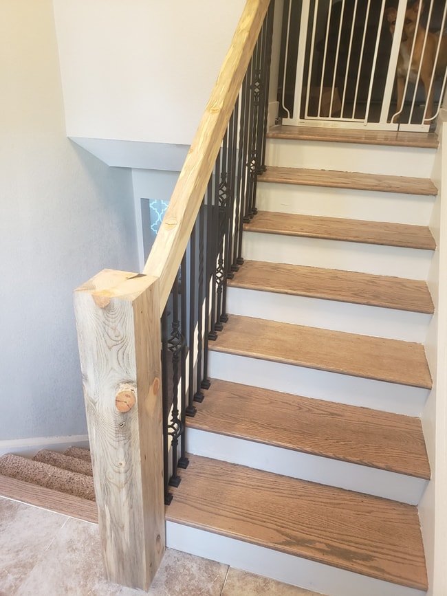 Updated hand rail - 827 S Robb Way