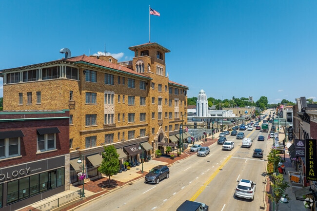 Hotel Baker in Downtown Saint Charles is celebrated as the Crown Jewel of the Fox.