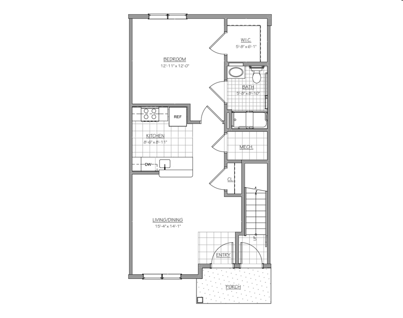 1BR/1BA - Conifer Village at Deptford