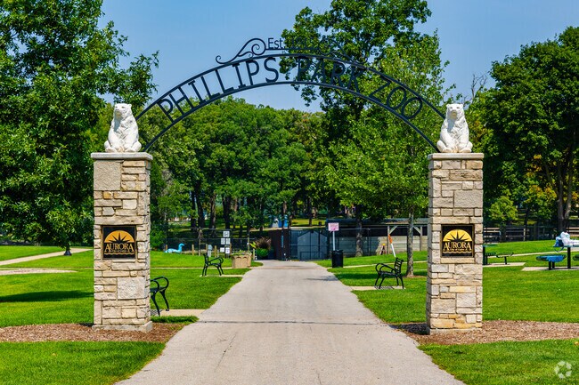 Phillips Park lies just east of Montgomery, which has popular amenities like a zoo.