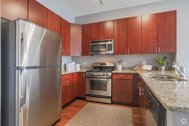 1 BR, 1.5 BA - Kitchen - Burnham Pointe