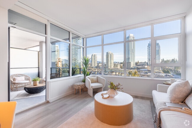 1BR, 1BA - 642SF - Living Room - Smith & Farrow Rental Homes