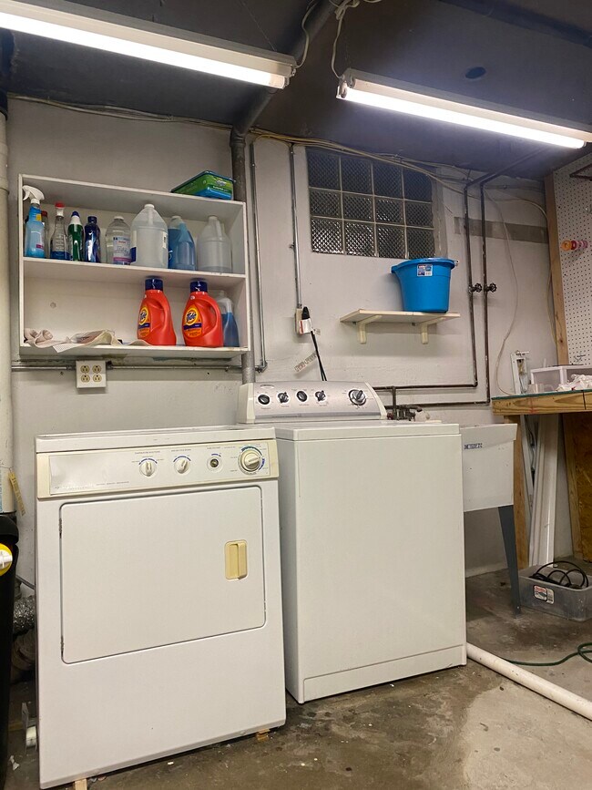 Washer and dryer in basement - 4110 Sherel Ln