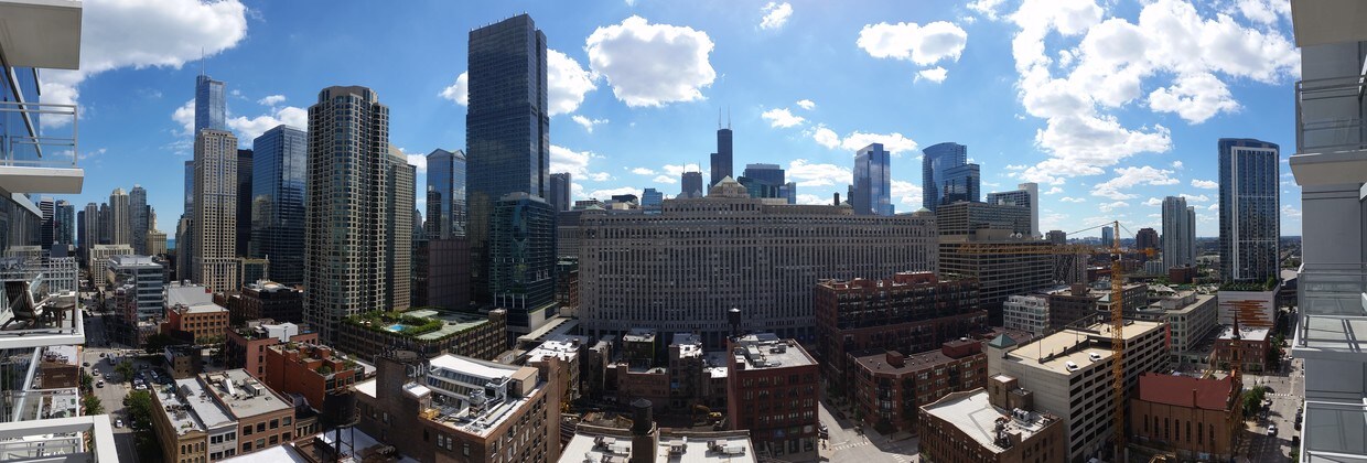 View from balcony - 221 W Illinois St