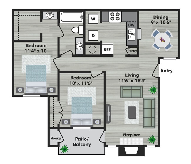 Interior Photo - Cobblestone Village