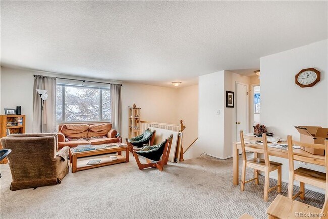 Living room and dining area. - 1273 Moore st