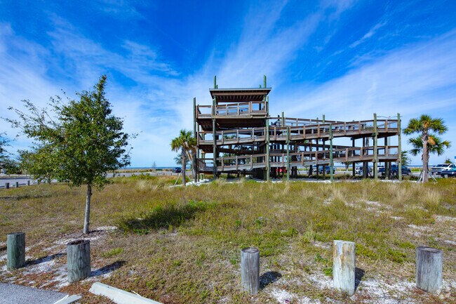 The observation deck at the Apollo Beach Nature Preserve is worthy of a visit.