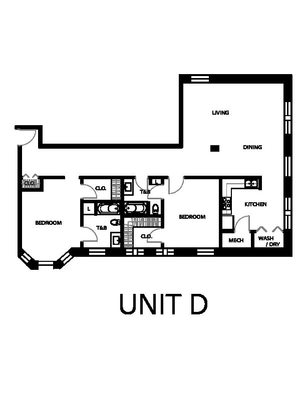 Plano de planta - The Forefront Detroit