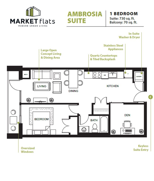 Photo du bâtiment - Beautiful 1+Den In Downtown Kitchener