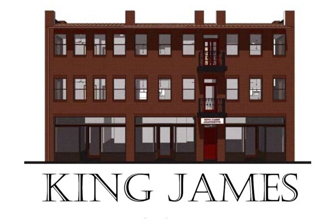 Ilustración de renovación artística - King James Apartments