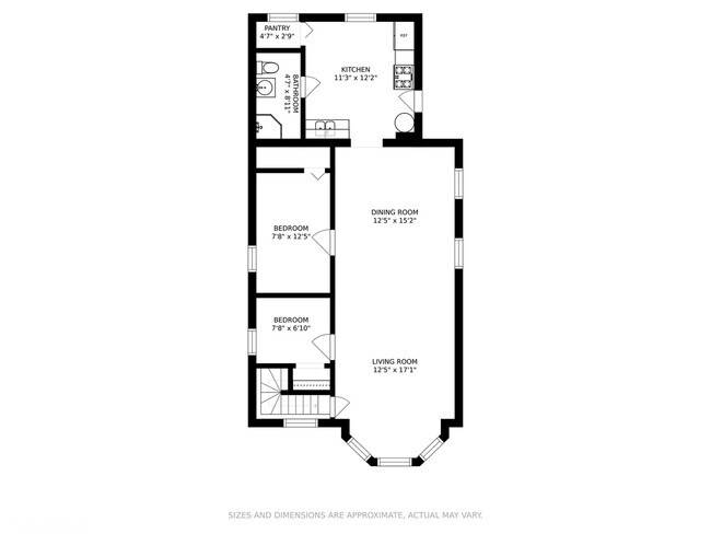 750 Sq Ft - 1537 N Talman Ave