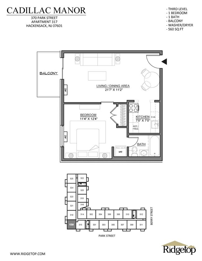 Interior Photo - Cadillac Manor: On-Site Laundry, Heat, Hot...