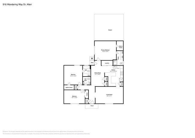 Foto del edificio - Spacious 3-Bed, 2-Bath Home in Allen, TX with Split Floor Plan, Double Oven & Large Shaded Backyard
