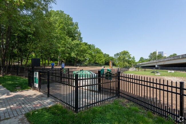 The Newport Dog Park is a place for furry residents to enjoy the great outdoors in Newport, KY.