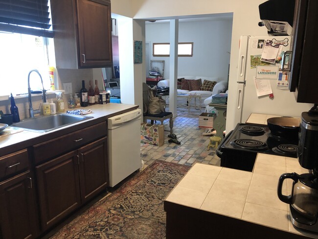 Downstairs kitchen and living areas - 2021 Kleinert Ave