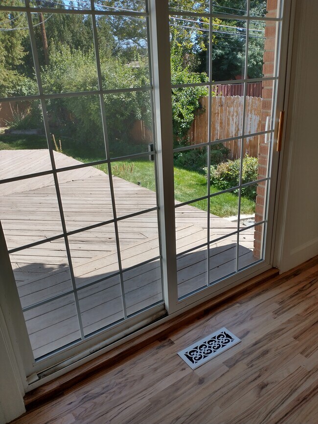 Deck entrance right off kitchen - 846 N 60 E