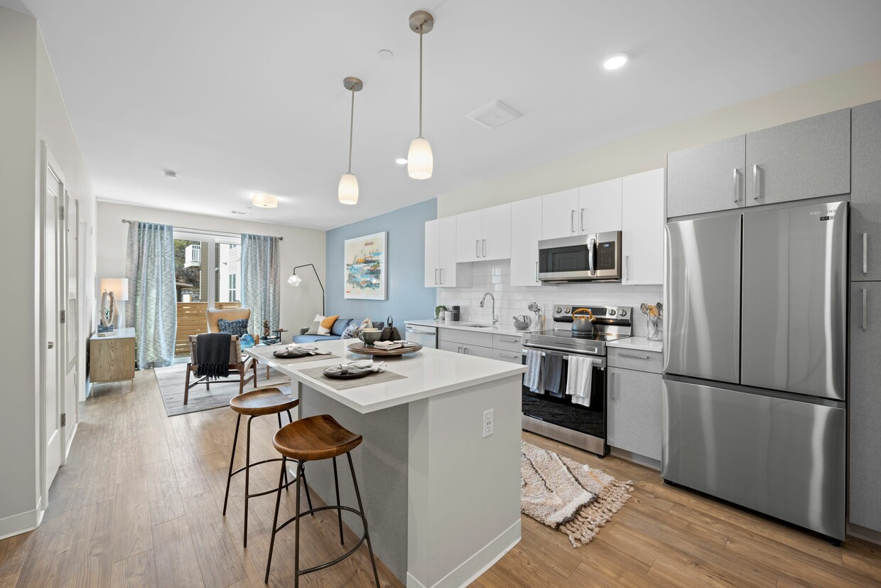 Model Kitchen - The Point at Merrimack Valley