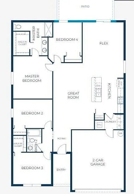Primary Photo - Brand New 4/2 Home!