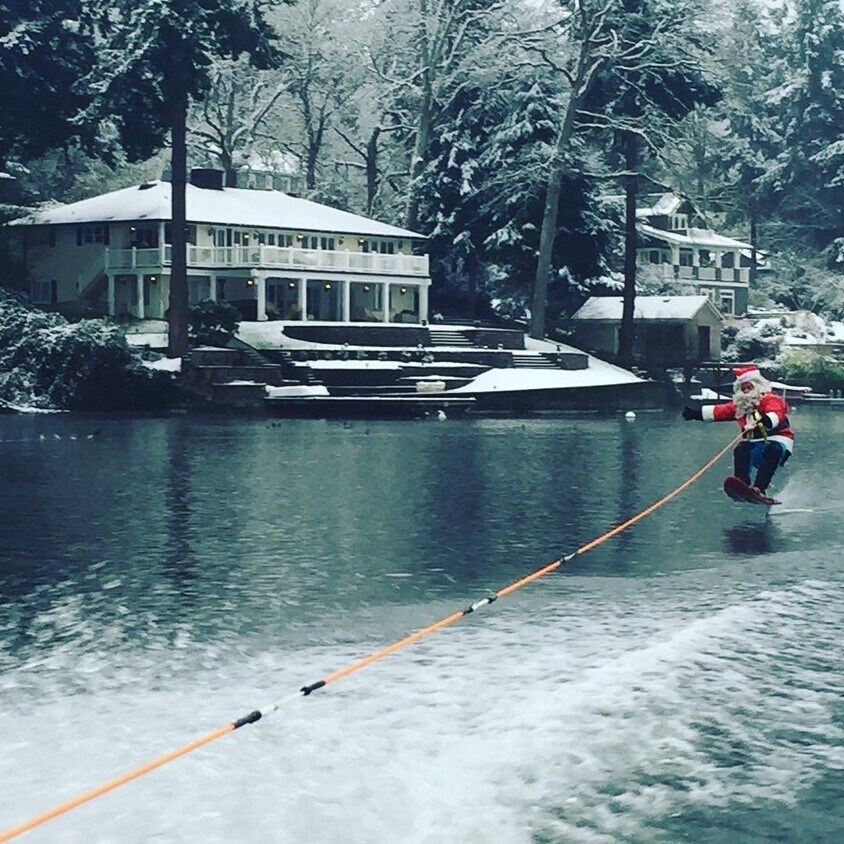 Santa is a great annual feature! - 7117 Holly Hedge Ln SW