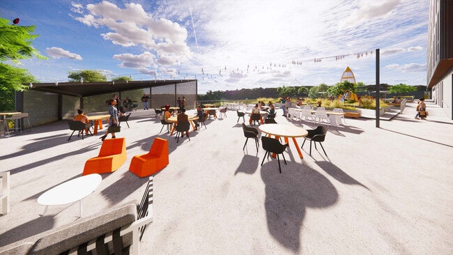 Outdoor seating area - Artspace Windgate Campus