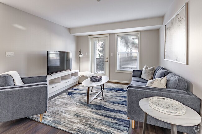 2 chambres, 2 salles de bain - Salon - Vista Apartments