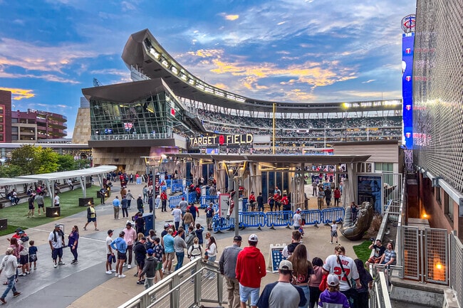 Take in a Twins game at Target Field in the North Loop neighborhood.