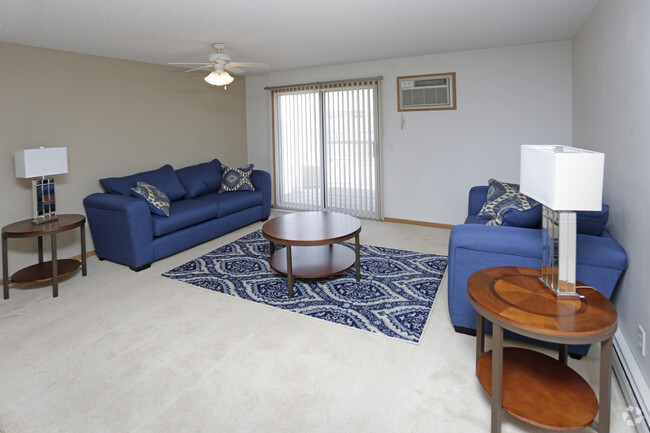 Two Bedroom - Living Area - Sierra Ridge Apartment Community