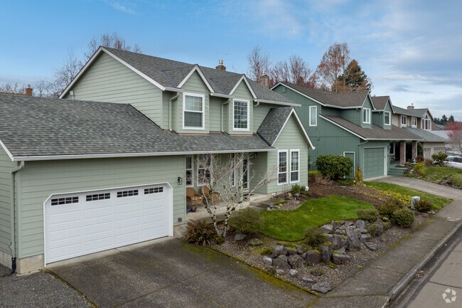 Colorful homes are found throughout the city of Happy Valley.