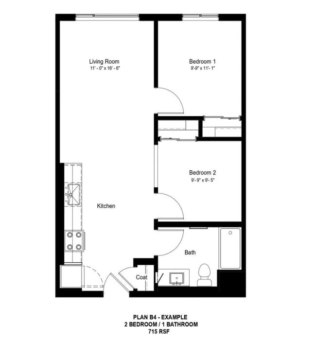 Floorplan - View at Blossom Hill - Income Restrictions