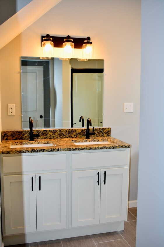 Bathroom with double vanity - 2416 West 10th Street
