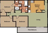 Two Bedroom/ One Bath