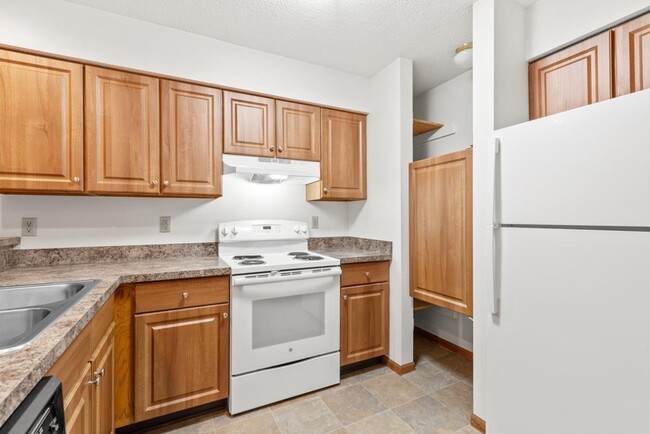 Kitchen with Pantry - Foxtail Meadows Apartments