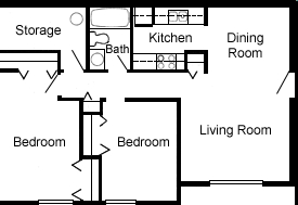 2HAB/1BA - Westland Gardens