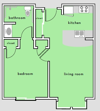 1BR/1BA - Shepherd's Garden