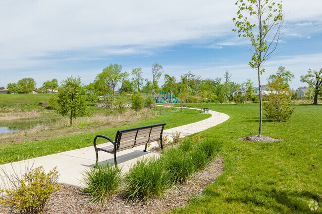 Take a break and enjoy Ide's Grove West Park many amenities, from walking paths to playgrounds.