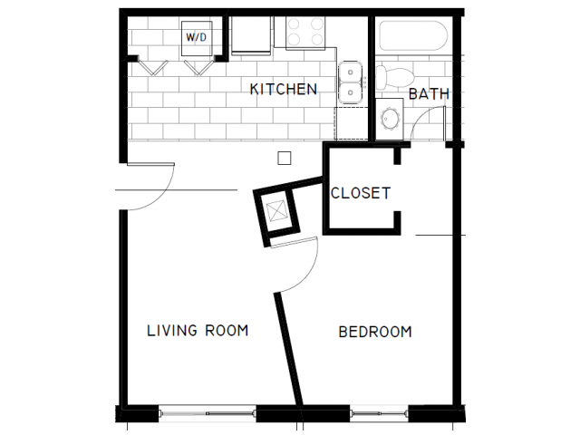 Interior Photo - DH Holmes Apartments