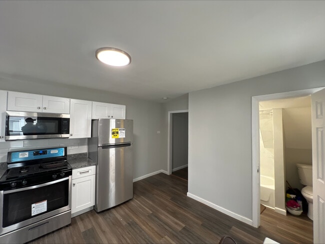 Rear entrance kitchen view - 218 Kelsey St