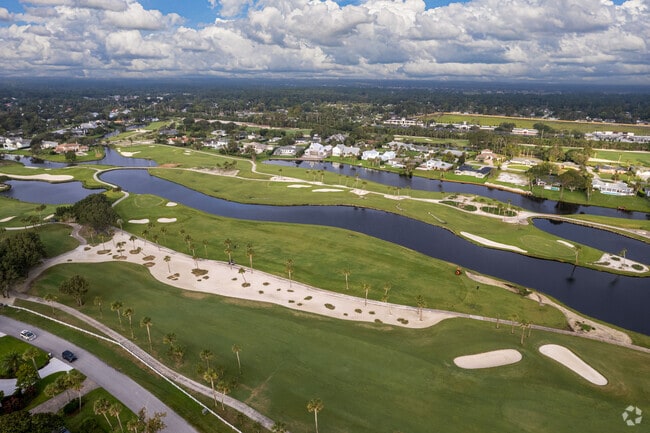 Aerial view of the Ponte Vedra Inn gold Course in Ponte Vedra Beach.