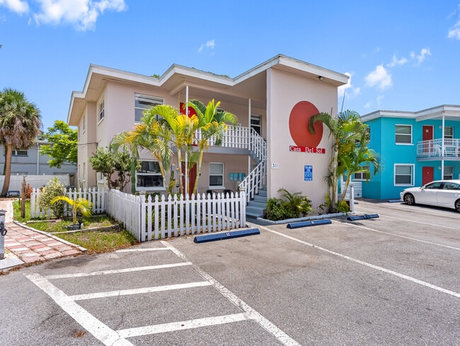The unit #7 is located on the second floor - 311 Avanda Ct