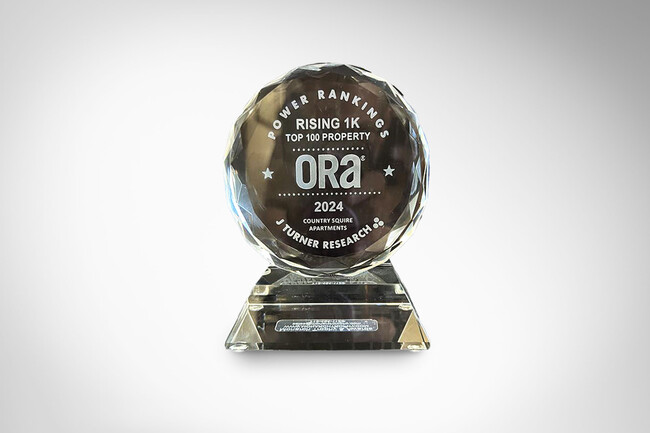 2024 ORA Rising 1K Top 100 Property Award - Country Squire