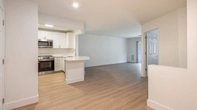 Living Room with Hard Surface Flooring - Rosecliff