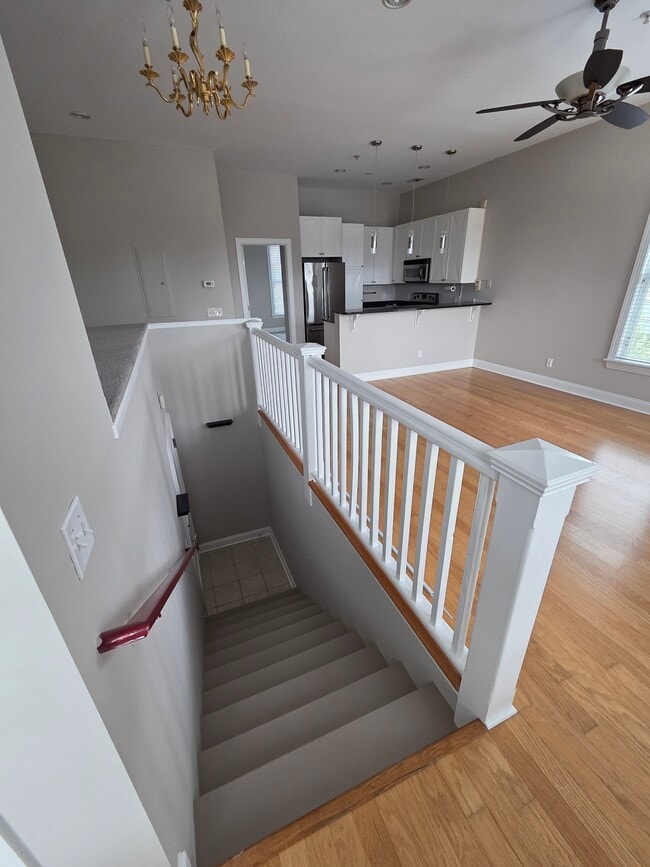 Coat closet to left; entrance below - 302 Lorch St